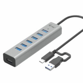 I-TEC USB-C Charging Metal HUB 7 Port without power adapter