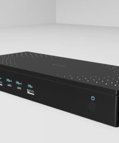 Alternative view of I-TEC Universal 5x 4K Display DS 5x 4K 2x DP 3x HDMI 1x 2.5GLAN 2x USB-C Gen.2 3x USB 3.2 Gen.2 1x Audio/Mic Jack PD 100W KL