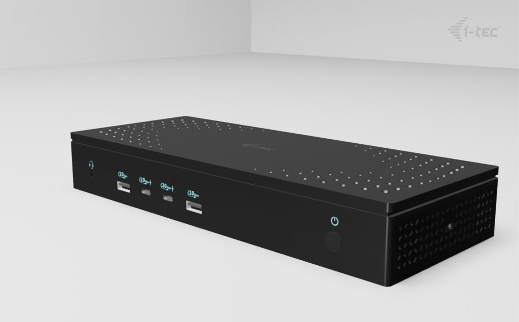 I-TEC Universal 5x 4K Display DS 5x 4K 2x DP 3x HDMI 1x 2.5GLAN 2x USB-C Gen.2 3x USB 3.2 Gen.2 1x Audio/Mic Jack PD 100W KL – Image 2