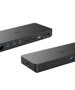 Alternative view of I-TEC USB-C Triple 4K Display Docking Station Gen2 2xDP 1xHDMI 1xGLAN 3xUSB 3.2 Gen1 1xUSB 3.2 Gen2 2xUSB-C Gen2 1xAudio/Mic PD100W