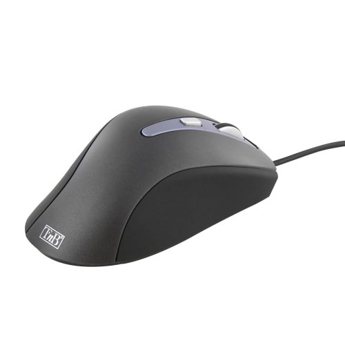T'NB TNB Office Wired Mouse Black Ultra Comfortable Curved Shape Allowing To Perfectly Fit The Shape Of The Hand Pleasant Grip – Image 4