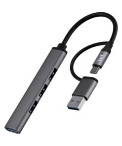 Alternative view of T'NB TNB iClick 8in1 USB-C Hub - aluminum