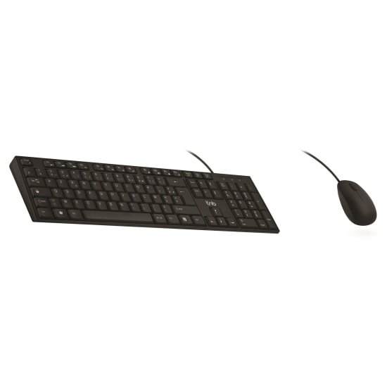 T'NB TNB BRIDGE - Wired mouse + keyboard AZERTY- black (FR)
