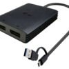 I-TEC USB-A/USB-C Dual 4K DP Video Adapter 2x 4K DP Display Adapter with DisplayLink Chip 6950