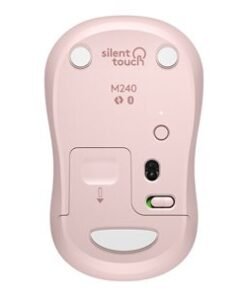 LOGITECH M240 Silent Mouse right and left-handed optical 3 buttons wireless Bluetooth rose – Image 3