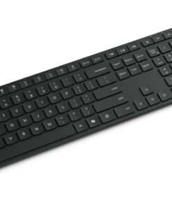 Alternative view of LENOVO Pro Combo 6000 Keyboard and mouse set wireless 2.4 GHz Bluetooth 5.3 AZERTY French eclipse black brown box (FR)