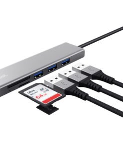 Alternative view of TRUST Hub USB-C HALYX 5 ports 3 USB 1 SD et 1 micro-SD