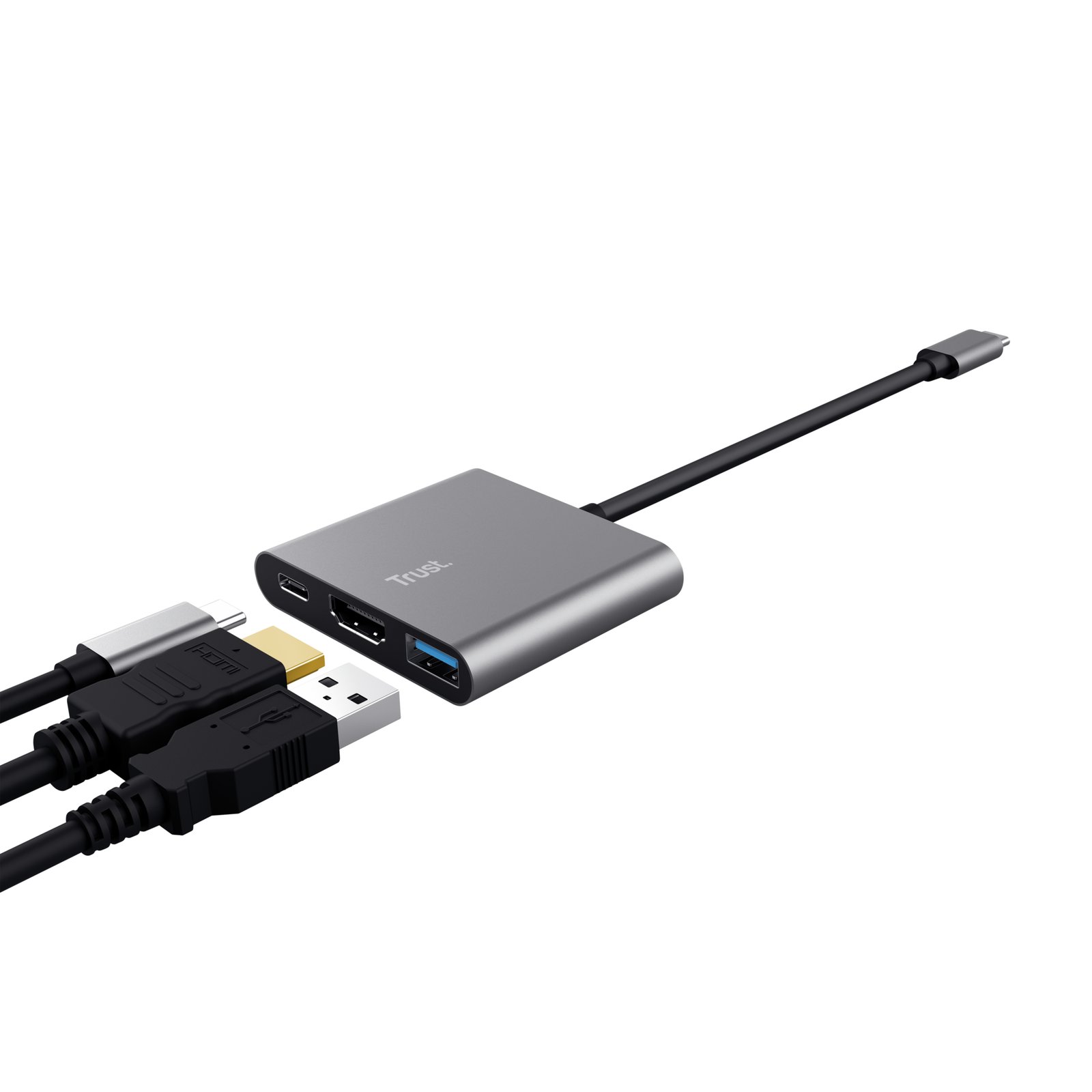 TRUST Adaptateur DALYX USB-C 3 en 1 HDMI USB USB-C – Image 3