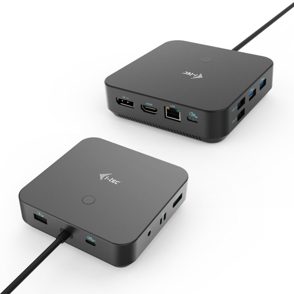 I-TEC USB-C HDMI Dual DP Docking Station with Power Delivery 100 W + i-tec Universal Charger 112 W – Image 2