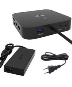I-TEC USB-C HDMI Dual DP Docking Station with Power Delivery 100 W + i-tec Universal Charger 112 W