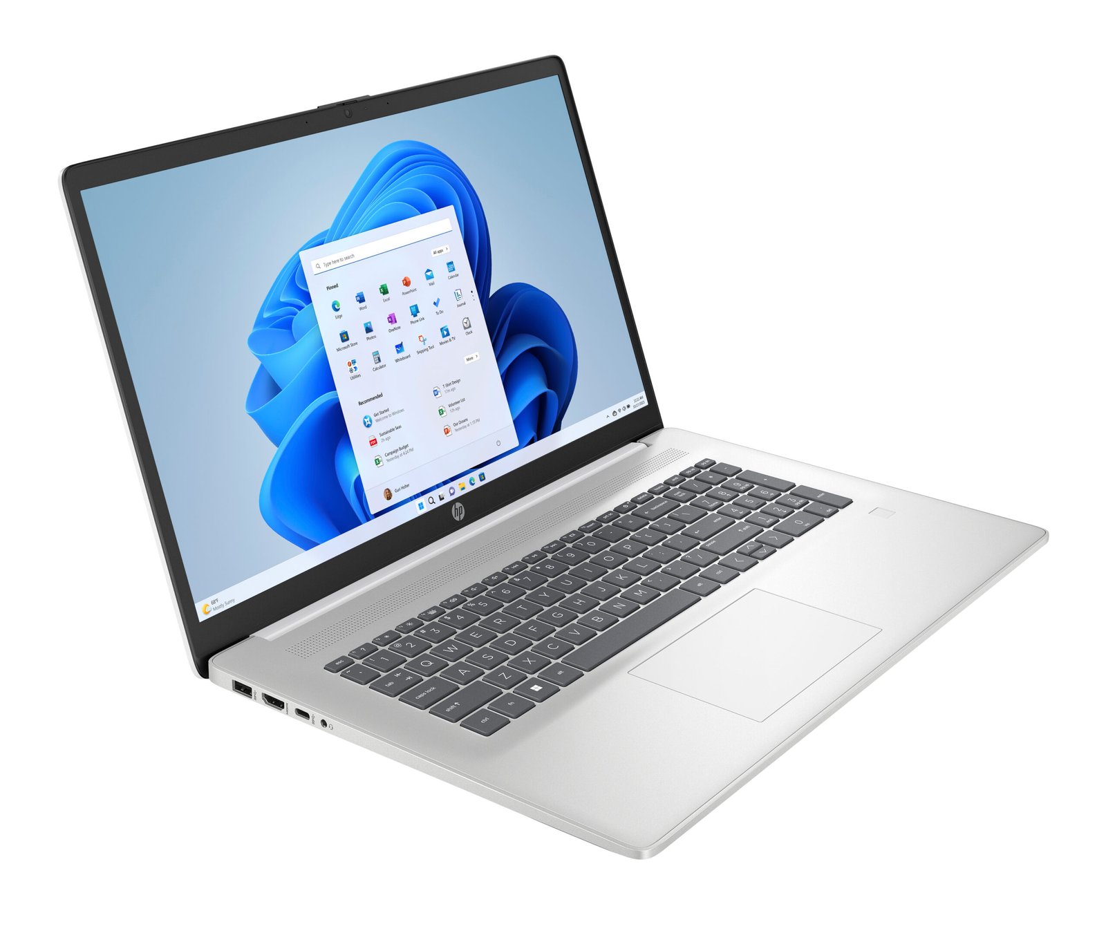 HP INC. HP Laptop 17-cp2062nf AMD Ryzen 3 7320U 17.3p HD+ 8Go 5500 512Go PCIe AMD Radeon Graphics W11H WARR 1/1/0 EURO – Image 2