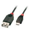 LINDY USB 2.0 Cable Type Micro-B/A OTG 0.5m Micro-B plug to A coupling