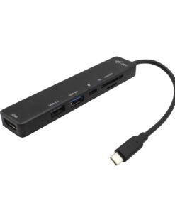 Alternative view of I-TEC USB-C Travel Easy Dock HDMI4K USB-C USB3.0 USB2.0 SD+microSD Card reader Power Delivery 60W 20cm USB-C Cable Sans Alimentation