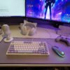 LOGITECH Desk Mat Studio Series Mouse pad blue grey