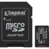 KINGSTON Canvas Select Plus Carte mémoire microSDXC 512Go Gen3 150MB/s A1 Adaptateur Inclus