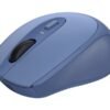TRUST Souris sans fil ZAYA rechargeable - Bleue