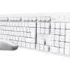 TRUST Pack clavier & souris sans fil ODY II silencieux - blanc (FR)