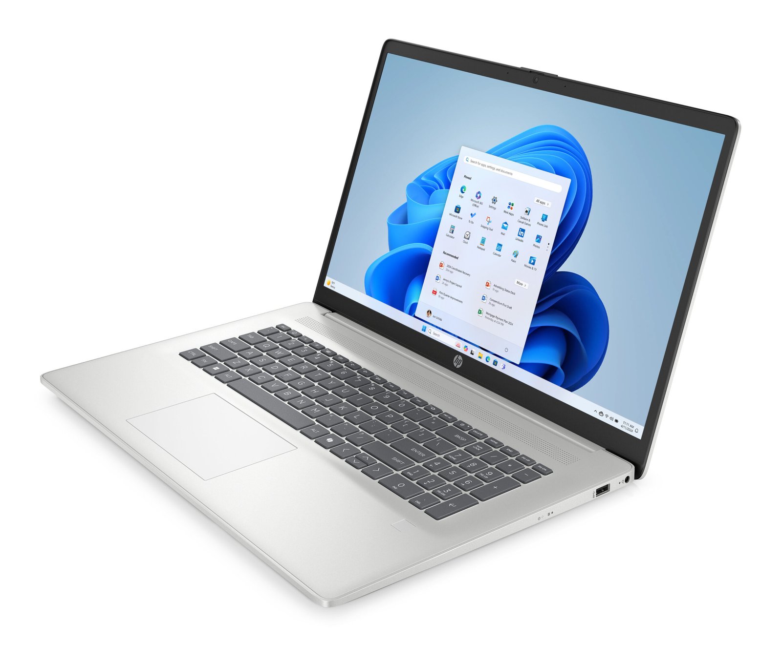 HP INC. HP Laptop 17-cp2062nf AMD Ryzen 3 7320U 17.3p HD+ 8Go 5500 512Go PCIe AMD Radeon Graphics W11H WARR 1/1/0 EURO – Image 3