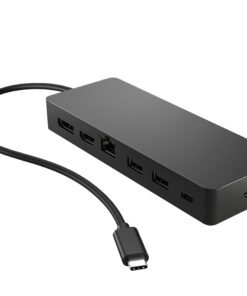 Alternative view of HP INC. HP Universal USB-C Multiport Hub 1xHDMI 1xDisplayPort 1.2 2xUSB-A 1xUSB-C 1xUSB-C passthrough port 1xRJ45 SmartBuy