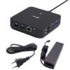 I-TEC USB-C DS 2 x HDMI 1x DP 1x GLAN 1x USB-C 3.2 3x USB-A 3.2 2x USB 2.0 1x 3.5mm Audio/Mic 1x 100W USB-C Power Delivery + Charger