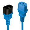 LINDY 1m IEC Extension Lead Blue