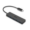I-TEC USB C Slim Passive HUB 4 Port without power adapter for Notebook Tablet PC supports Win Mac OS compatible with Thunderbolt