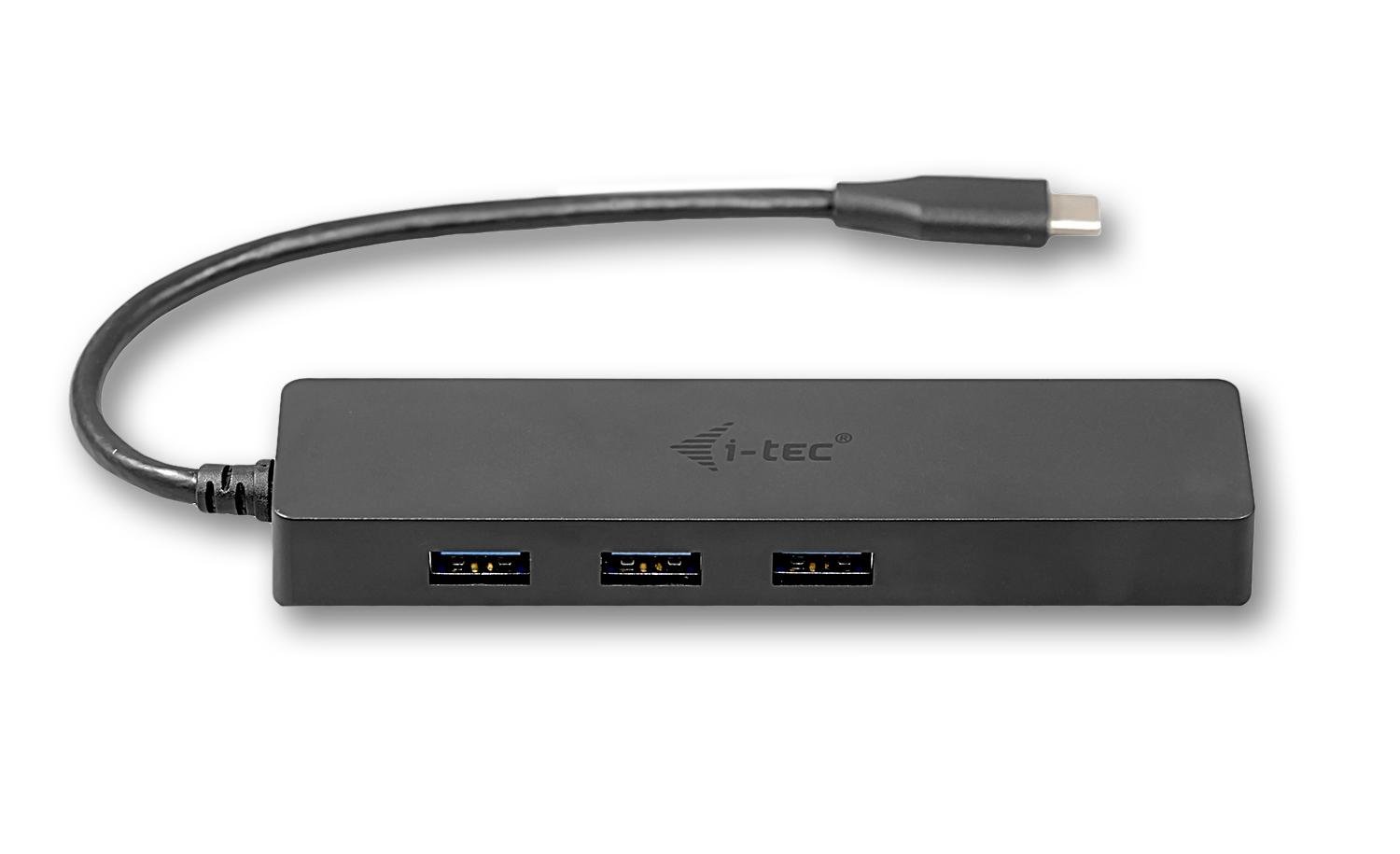 I-TEC USB C Slim HUB 3 Port with Gigabit Ethernet Adapter ideal for New Macbook Macbook Pro 2016 etc. compatible with Thunderbolt 3 – Image 2