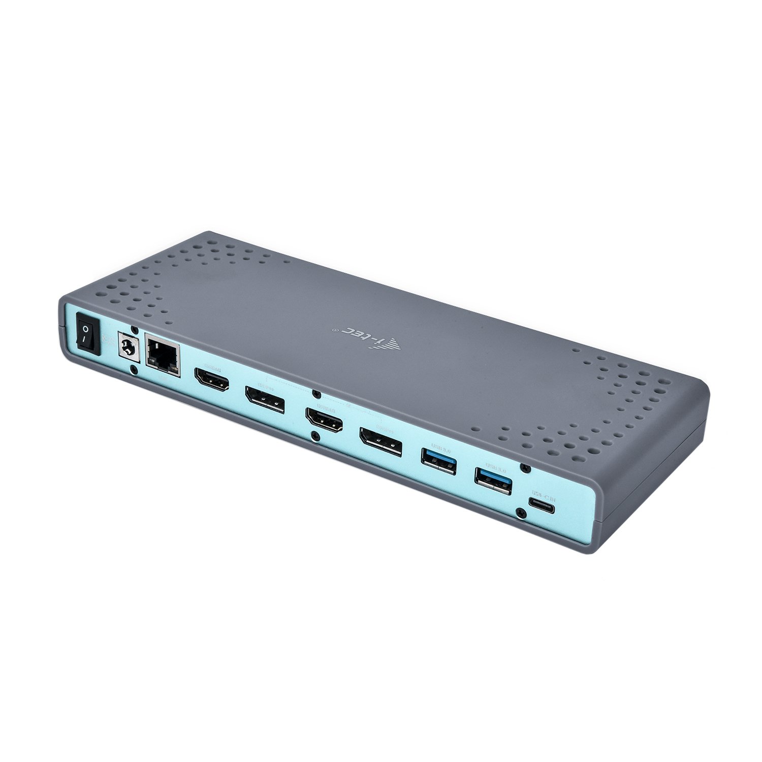 I-TEC USB 3.0/USB-C Dualdock 1x5K 2x4K 60Hz 2xHDMI 2xDP 1xGLAN 6xUSB 3.0 1xAudio/Mic Jack Kensington compatible with TB 3 – Image 3