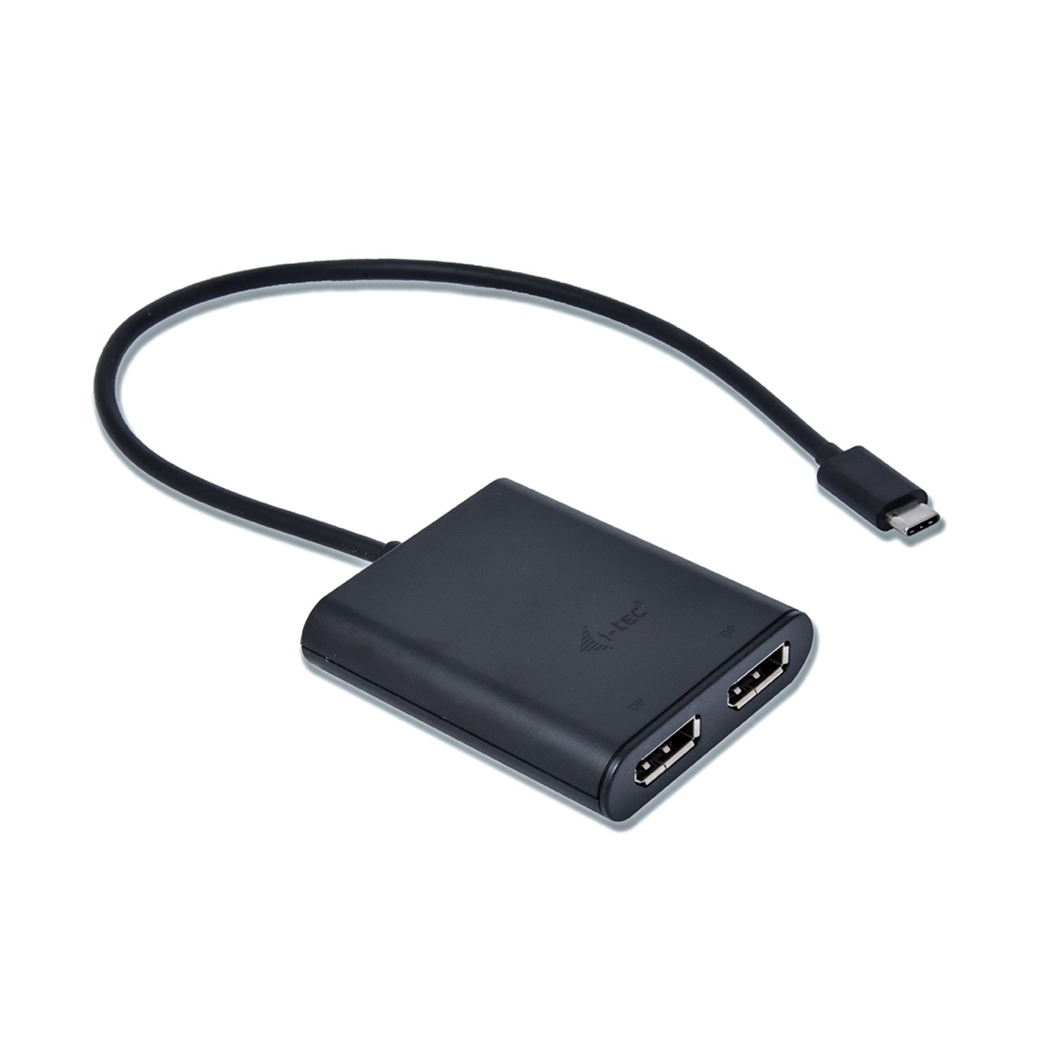 I-TEC USB C to Dual DisplayPort VideoAdapter 2xDisplayPort 4K Ultra HD compatible with Thunderbolt 3 – Image 2