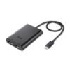 I-TEC USB C to Dual DisplayPort VideoAdapter 2xDisplayPort 4K Ultra HD compatible with Thunderbolt 3