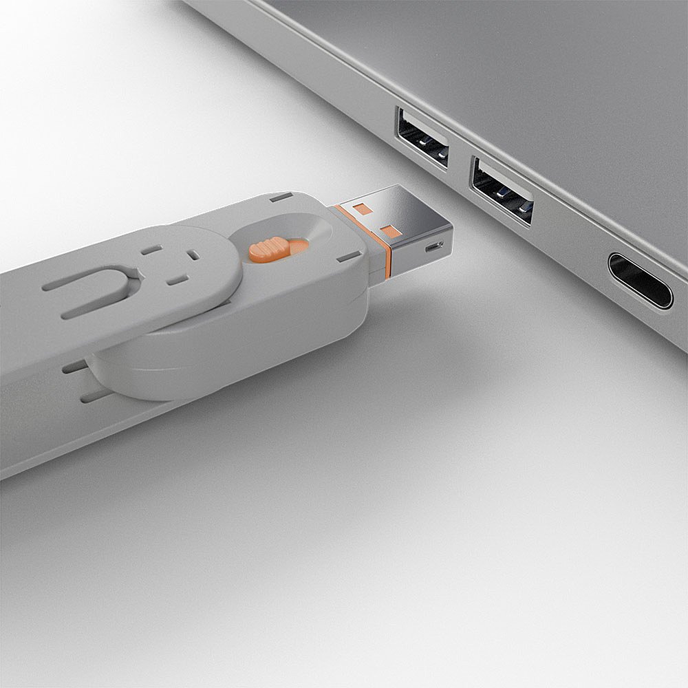 LINDY Clé pour bloqueur de port USB type A orange – Image 3