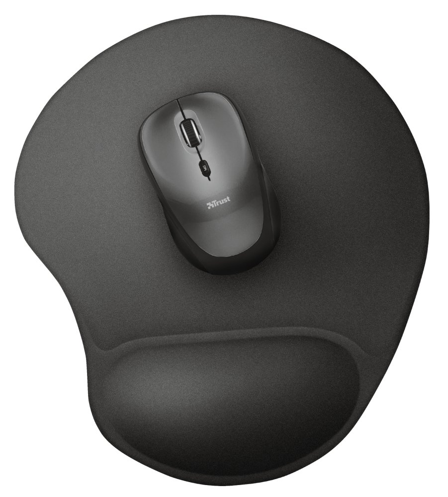 TRUST Tapis de souris ergonomique BIGFOOT - noir – Image 2