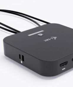 Alternative view of I-TEC USB-C Dual HDMI DS 2x HDMI 1x GLAN 2x USB-A 3.2 2x USB 2.0 1x USB-C Gen2 1x USB-C Gen1 1x Audio/Mic Jack 1x 100W USB-C PD