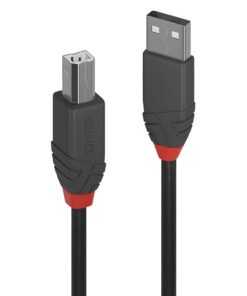 LINDY Câble USB 2.0 type A vers B Anthra Line 2m