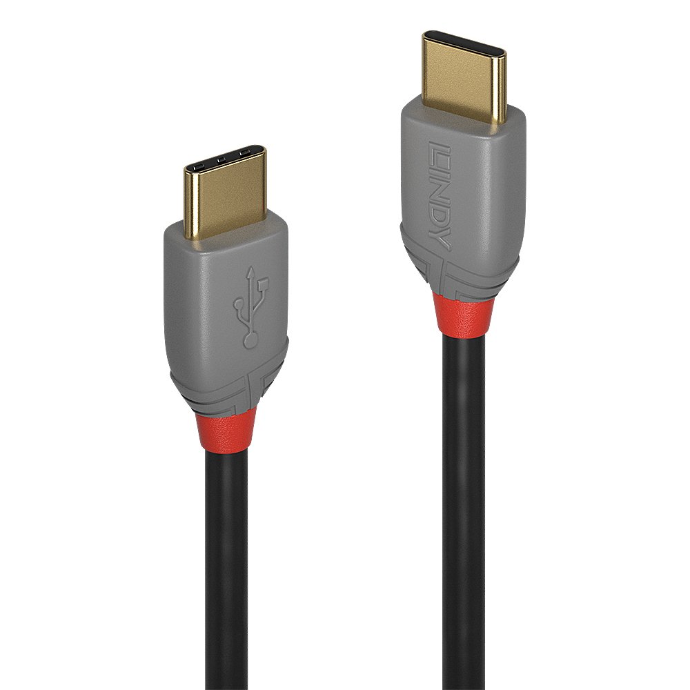 LINDY Câble USB 2.0 Type C Anthra Line 1m