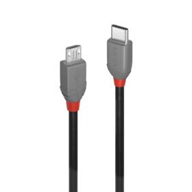 LINDY Câble USB 2.0 Type C vers Micro-B Anthra Line 2m