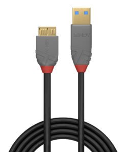 Alternative view of LINDY Câble USB 3.0 Type A vers Micro-B Anthra Line 0.5m