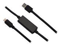 MCL-SAMAR MCL Cordon USB 3.0 type A mâle / mâle - 3m Noir