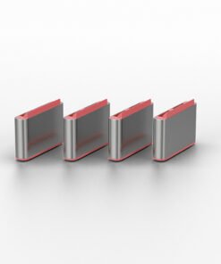 Alternative view of LINDY USB Type C Port Blocker Key - Pack of 4 Blockers Red