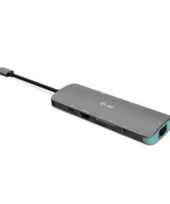 I-TEC USB C Metal Nano Docking Station 1xHDMI4K 1xSD Cardreader 1xmicroSD reader 1xGLAN 3xUSB 3.0 Port 1xUSB-C Sans Alimentation