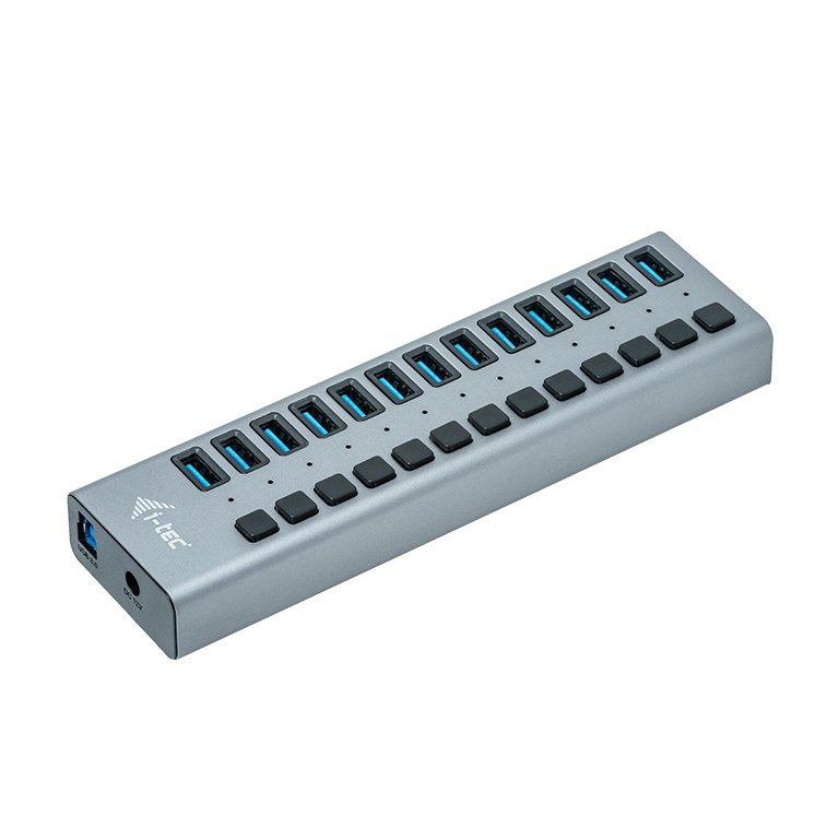 I-TEC USB 3.0 Charging HUB 13port port with external power adapter 60W 13xUSB charging port forTablets Notebooks Ultrabooks PC – Image 2