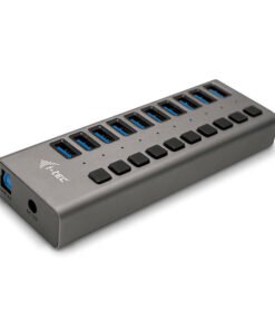 I-TEC USB 3.0 Charging HUB 10port port with external power adapter 48W 10x USB charging port for Tablets Notebooks Ultrabooks PC