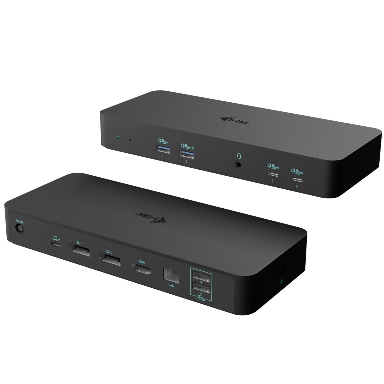 I-TEC USB-C Intelligent Triple Display Docking Station 1xHDMI 2xDP 1xGLAN 2xUSB-C Gen2 2xUSB-A Gen2 2xUSB-A Gen1 1xAudio/Mic PD 100W