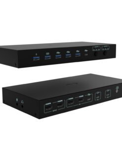 I-TEC USB-C KVM Docking station for 3 Hosts 2xHDMI 1xGLAN 1xUSB-C Gen2 3x USB-A Gen2 2x USB-A 1.1 1xAudio 1xMic PD 1x 92W/2x 65W