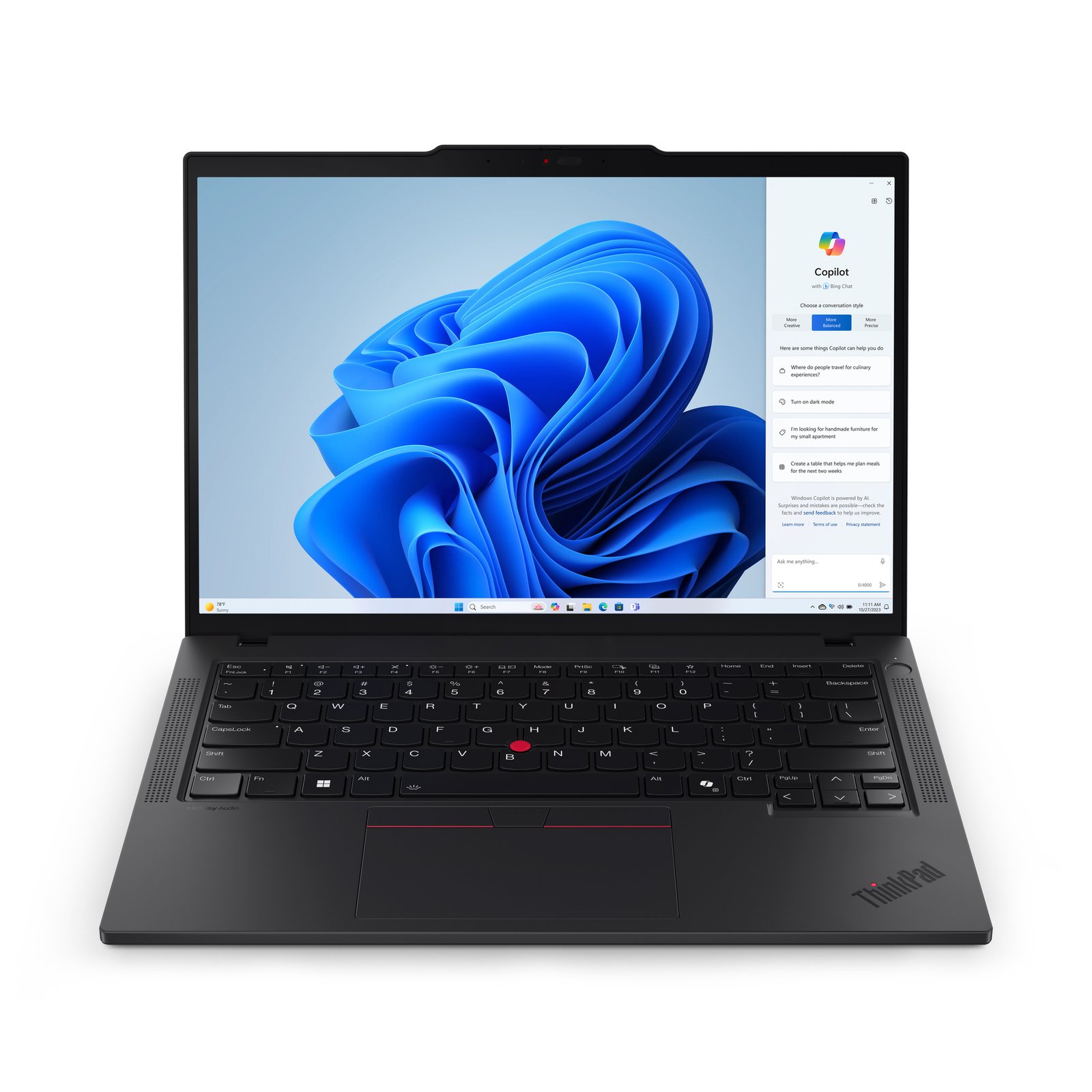 LENOVO ThinkPad T14 G5 AMD Ryzen 5 Pro 8540U 14p WUXGA 8Go 256Go SSD M.2 UMA W11P 3YR Carryin