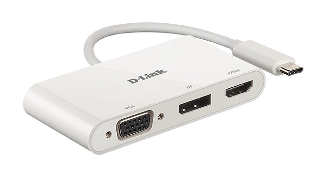 D-LINK USB-C 3-en-1 Adapter