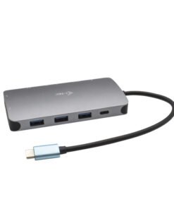 Alternative view of I-TEC USB-C Metal Nano Dock 1xHDMI 1xVGA 1xSD,1xmicroSD Cardreader 1xGLAN 3xUSB 3.1 1xUSB-C Data 1xUSB-C PD Sans Alimentation