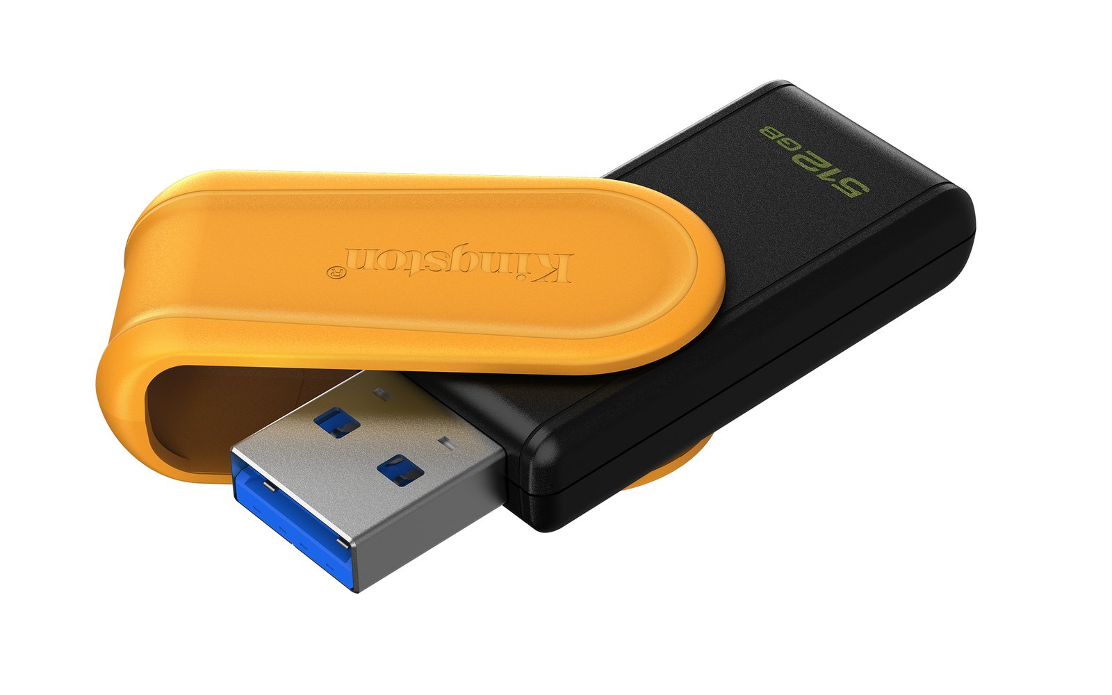 KINGSTON 512Go Portable USB 3.2 Gen 1 DataTraveler Exodia S Black/Yellow – Image 2