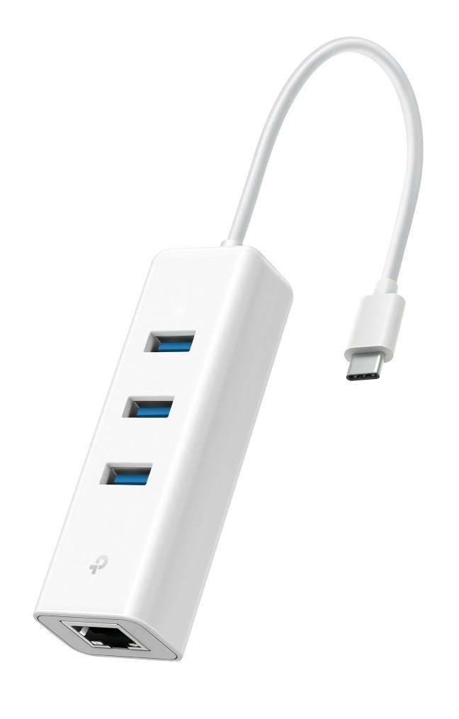 TP-LINK UE330C USB 3.0 Type-C to Gigabit Ethernet Network Adapter with 3-Port USB 3.0 Type-A Hub – Image 2