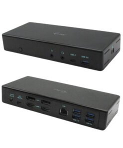 I-TEC USB-C Quattro Display Docking Station 2xDP 2xHDMI 1xGLAN 5xUSB 3.0 1xUSB-C-Data 1xAudio 1xMic 85W PD KL